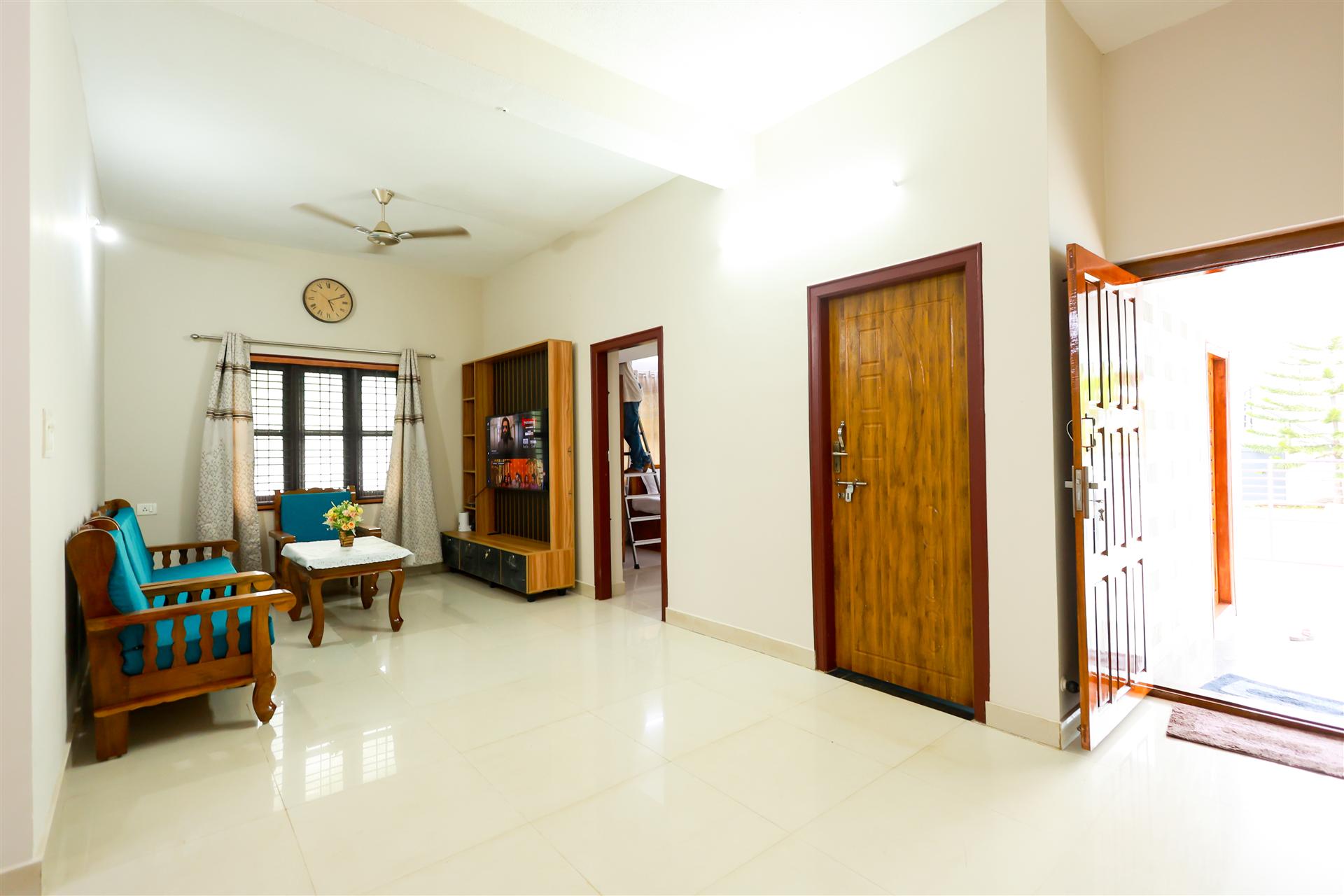 Living room entryway — open, airy and welcoming